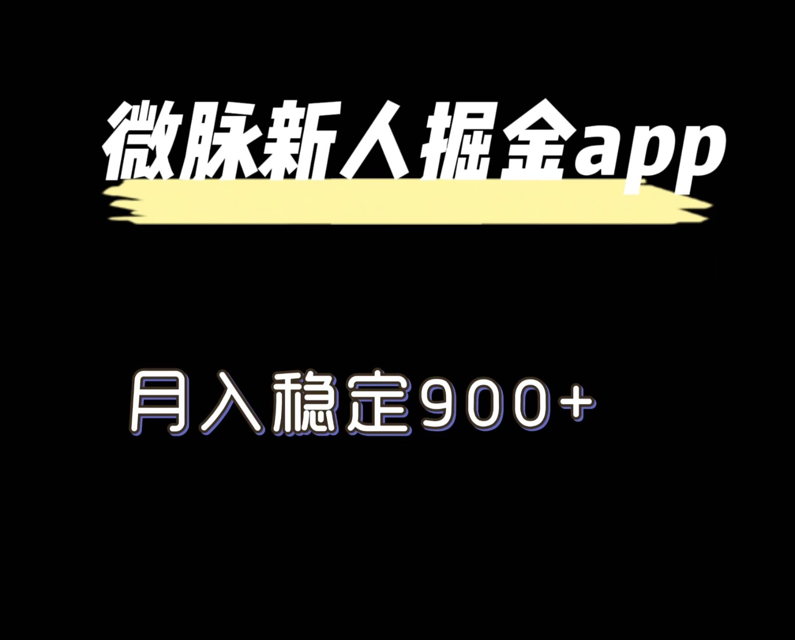 全新微脉长期新项目，引流掘金队，月入平稳900-中创网-创业项目大全_网络资源分享