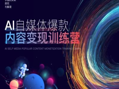 AI自媒体爆款内容变现训练营，20%底层逻辑，60%实操方法，20%案例拆解(即学即用)-中创网-创业项目大全_网络资源分享