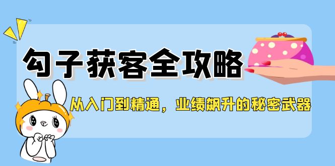 从入门到精通，勾子获客全攻略，业绩飙升的秘密武器-中创网-创业项目大全_网络资源分享