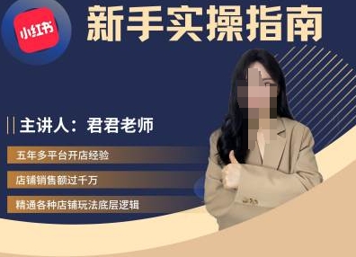 君君-小红书电商从入门到精通，新手实操指南-中创网-创业项目大全_网络资源分享