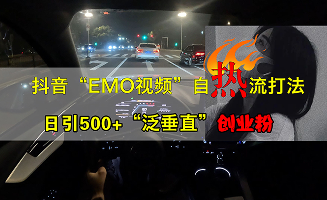 （13029期）抖音EMO视频自热打法，日引500+“泛垂直”创业粉-中创网-创业项目大全_网络资源分享