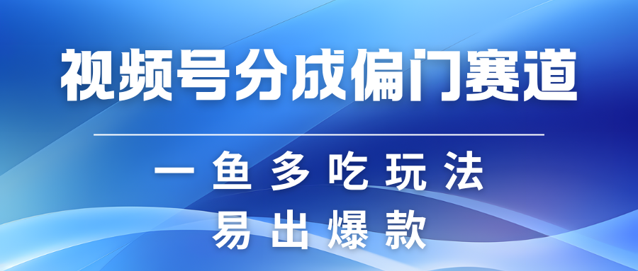 视频号创作者分成计划偏门类目，容易爆流，实拍内容简单易做-中创网-创业项目大全_网络资源分享