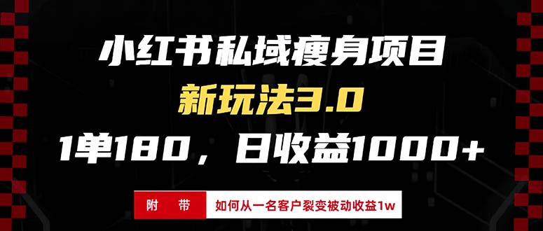 （13348期）小红书瘦身项目3.0模式，新手小白日赚收益1000+（附从一名客户裂变收益…-中创网-创业项目大全_网络资源分享
