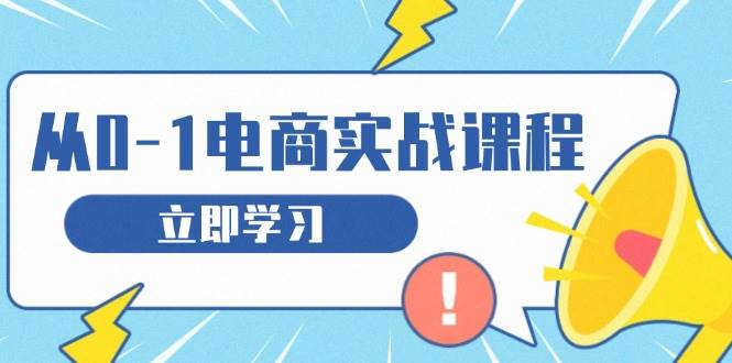 从零做电商实战课程，教你如何获取访客、选品布局，搭建基础运营团队-中创网-创业项目大全_网络资源分享