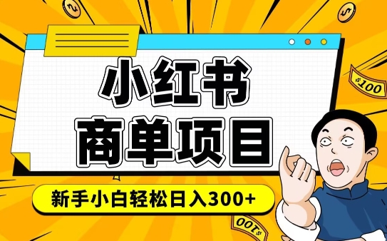 小红书的千粉商单，平稳收益最大化新项目，完成月入6-8k并不是很难-中创网-创业项目大全_网络资源分享