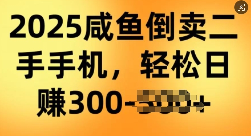 2025闲鱼平台倒卖二手手机，高客单，高收益，轻轻松松日入3张-中创网-创业项目大全_网络资源分享