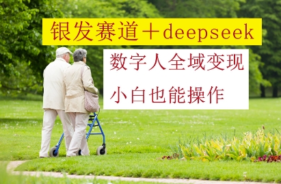 银发赛道+deepseek数字人全域变现，小白也能操作-中创网-创业项目大全_网络资源分享